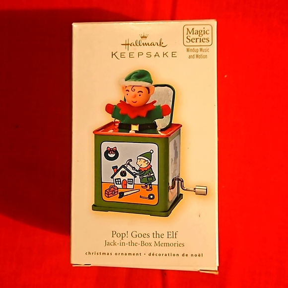 Vintage 2009 Hallmark keepsake ornament. POP! Goes the Elf. Magic/Series. - Picture 1 of 3
